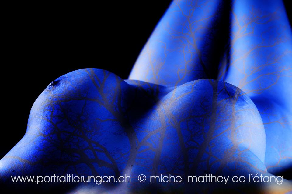 Akt - Close up mit Muster