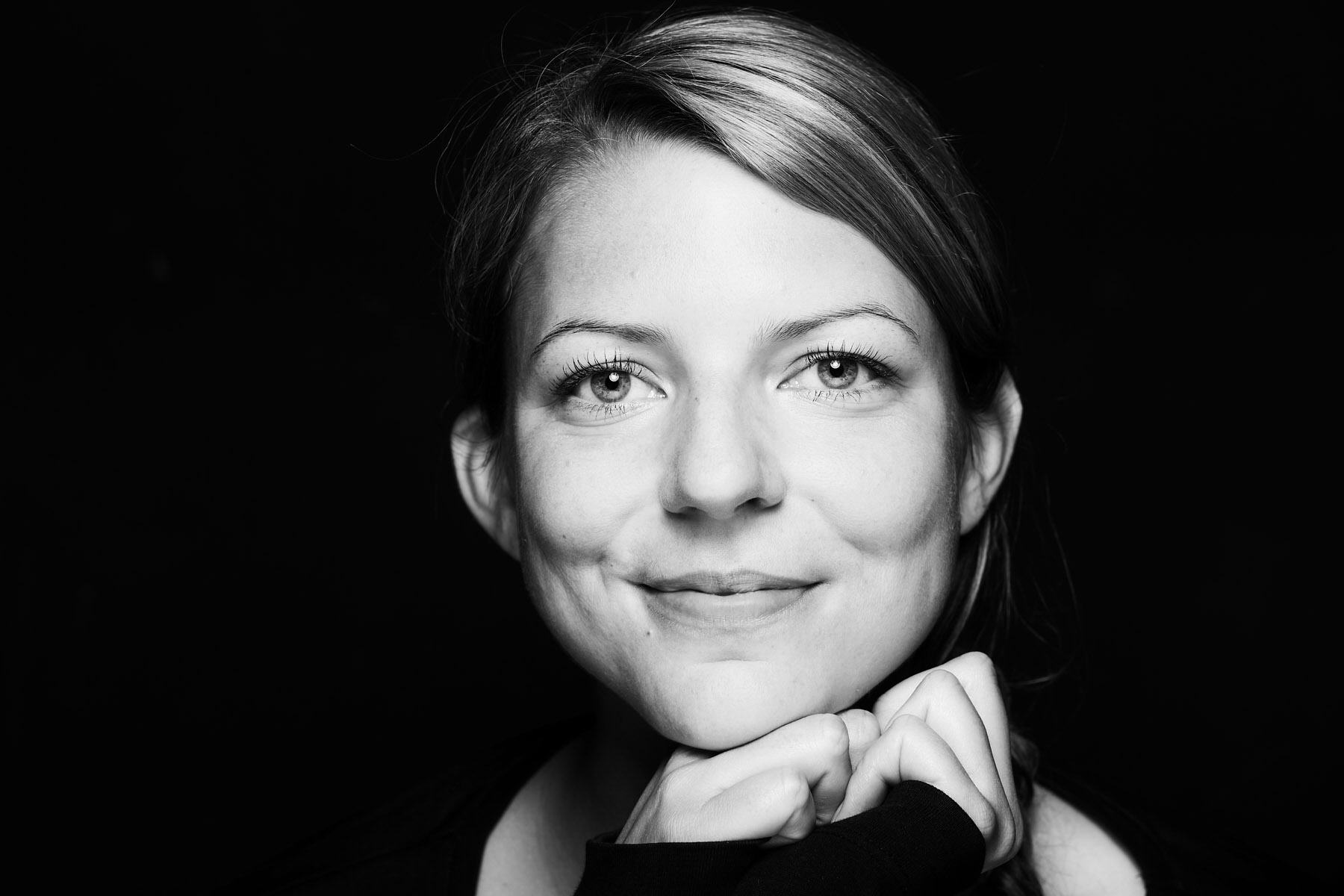 Schwarz-weiss Portrait